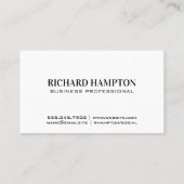 Silver Foil Pattern | Monogram Visitekaartje (Achterkant)