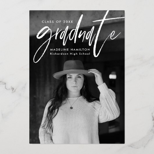 Silver Foil Script 4 Aankondiging van het Foto Afs (Voorkant)