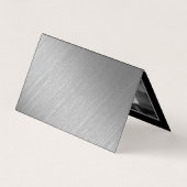 Silver Foil & Script Photo Save the Date Card Visitekaartje (Achterkant)