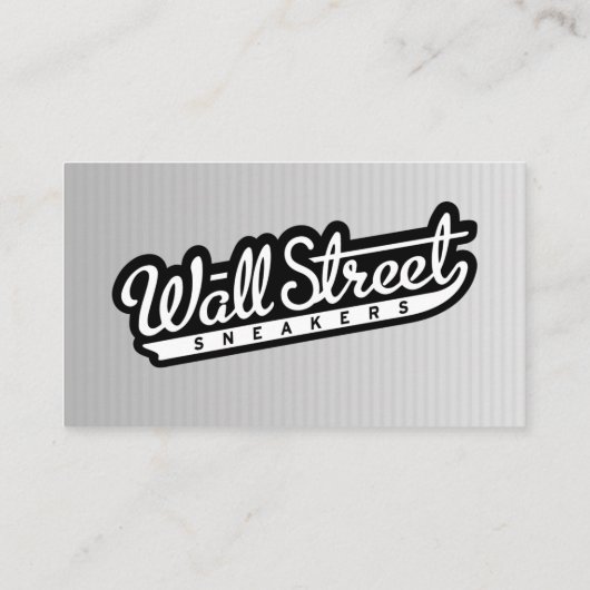 Silver Foil Shine - Visitekaartje Design (Achterkant)