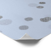 Silver Foil Sweet 16 Balloons Blue Welcome Sign Poster (Hoek)