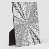 Silver Foil Swirl Fotoplaat (Zijkant)
