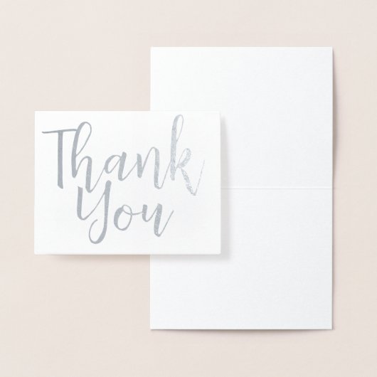 Silver Foil Swirl Tree Bedankt voor de bijbelversi Folie Kaarten (Display)