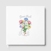Silver Foil Wildflower Garden Wedding Spring Flora Gastenboek (Voorkant)