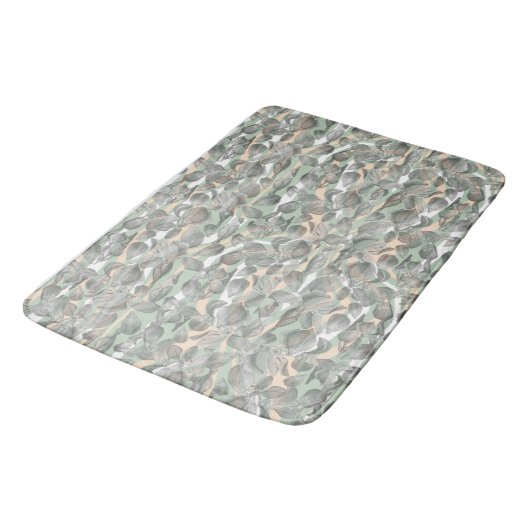 Silver Foliage Garden Bath Mat (Gekanteld)