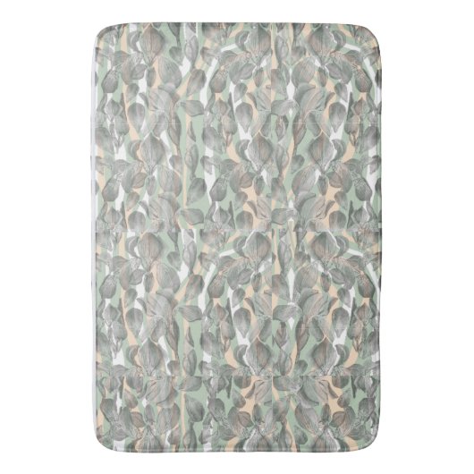 Silver Foliage Garden Bath Mat (Voorkant Verticaal)