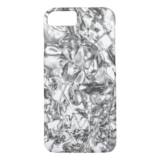Silver folieontwerp dunne lichte iPhone 7-hoesje Case-Mate iPhone Case (Achterkant)