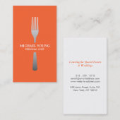 SILVER FORK op SINAASAPPEL Visitekaartje (Voorkant / Achterkant)