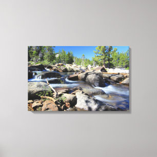 Silver Fork van de Amerikaanse rivier Canvas Afdruk