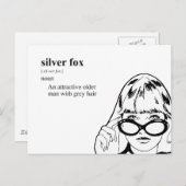 SILVER FOX BRIEFKAART (Voorkant / Achterkant)