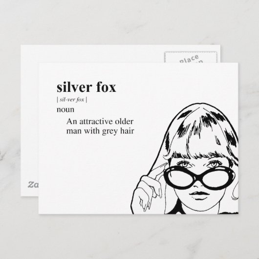 SILVER FOX BRIEFKAART (Voorkant / Achterkant)
