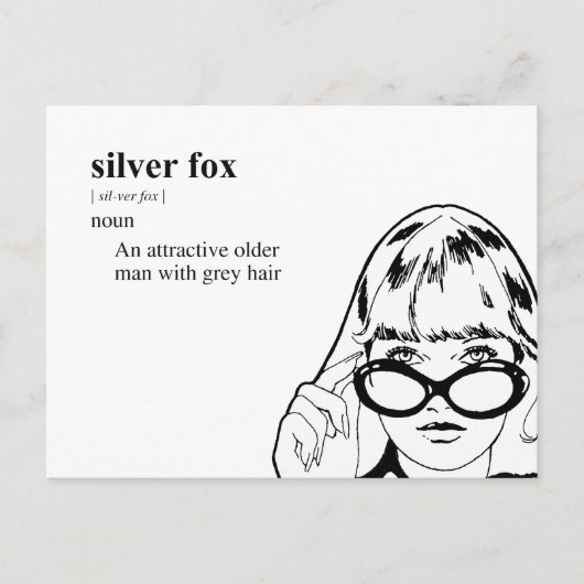 SILVER FOX BRIEFKAART (Voorkant)