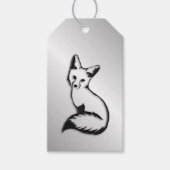 Silver Fox Cadeaulabel (Voorkant)