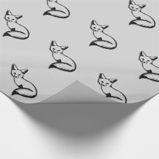 Silver Fox Cadeaupapier (Hoek)