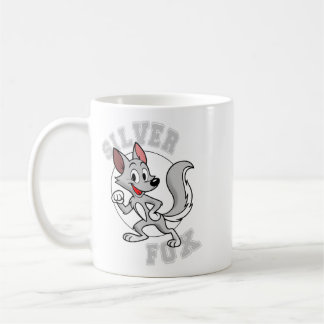 Silver Fox Coffee Mug Koffiemok