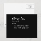 SILVER FOX DEFINITIE BRIEFKAART (Voorkant / Achterkant)