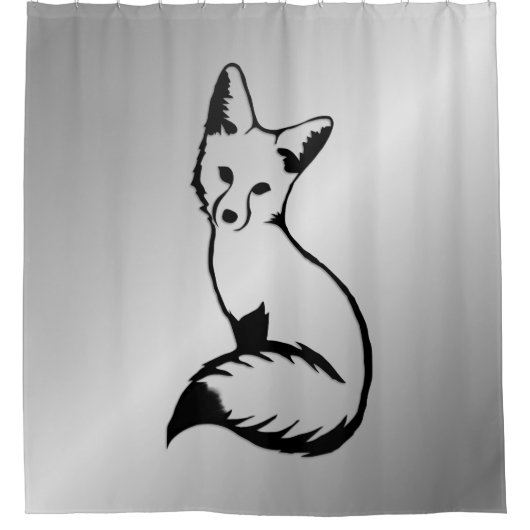 Silver Fox Douchegordijn (Voorkant)