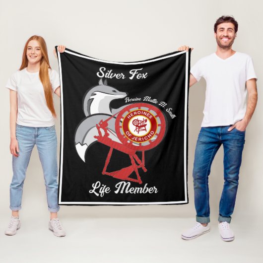 Silver Fox Fleece Deken (In situ)