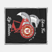 Silver Fox Fleece Deken (Voorkant (Horizontaal))