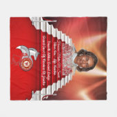 Silver Fox HOJ Fleece Deken (Voorkant (Horizontaal))