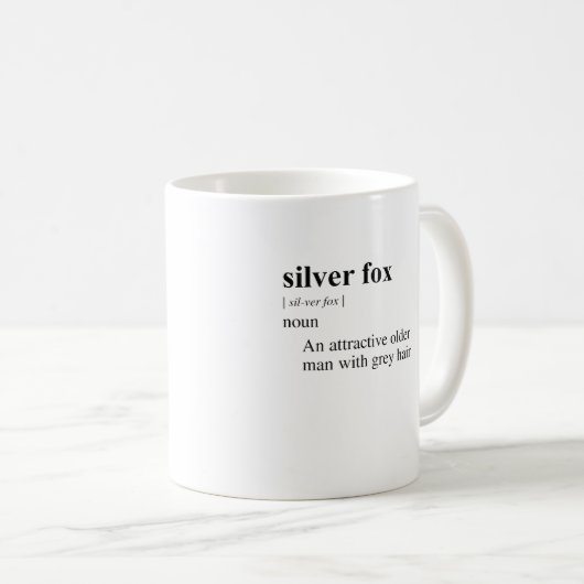 SILVER FOX KOFFIEMOK (Voorkant rechts)