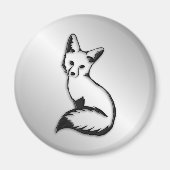 Silver Fox Magneet (Voorkant)