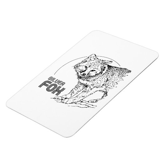 SILVER FOX  MAGNEET (Linkerzijde)