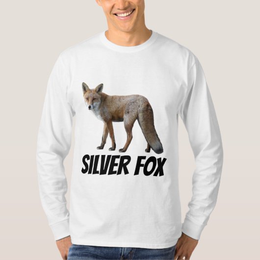 SILVER FOX MANNEN T-SHIRS T-SHIRT (Voorkant)