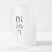 Silver Fox Matglas Bierpul (Voorkant links)