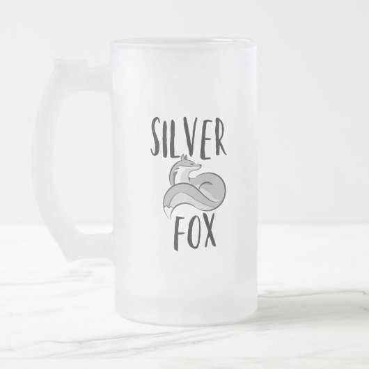 Silver Fox Matglas Bierpul (Links)