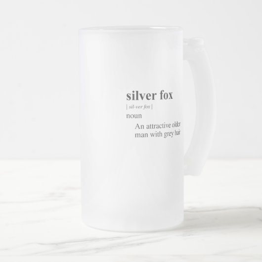 SILVER FOX MATGLAS BIERPUL (Voorkant rechts)
