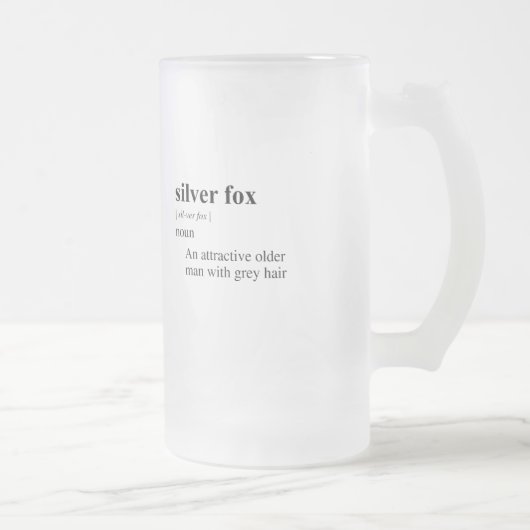 SILVER FOX MATGLAS BIERPUL (Rechts)