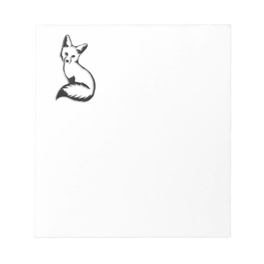 Silver Fox Notitieblok (Voorkant)