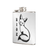 Silver Fox, persoonlijk Heupfles (Links)