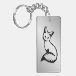 Silver Fox Sleutelhanger