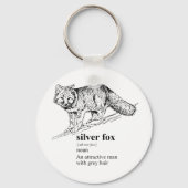 SILVER FOX SLEUTELHANGER (Voorkant)