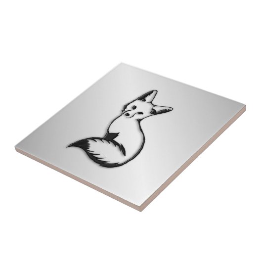 Silver Fox Tegeltje (Zijkant)