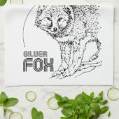 SILVER FOX  THEEDOEK (Gevouwen)