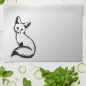 Silver Fox Theedoek (Gevouwen)