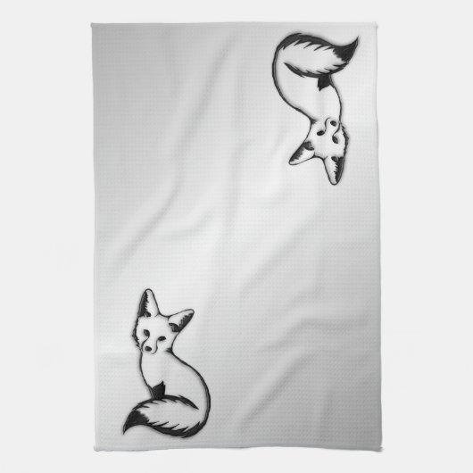 Silver Fox Theedoek (Verticaal)