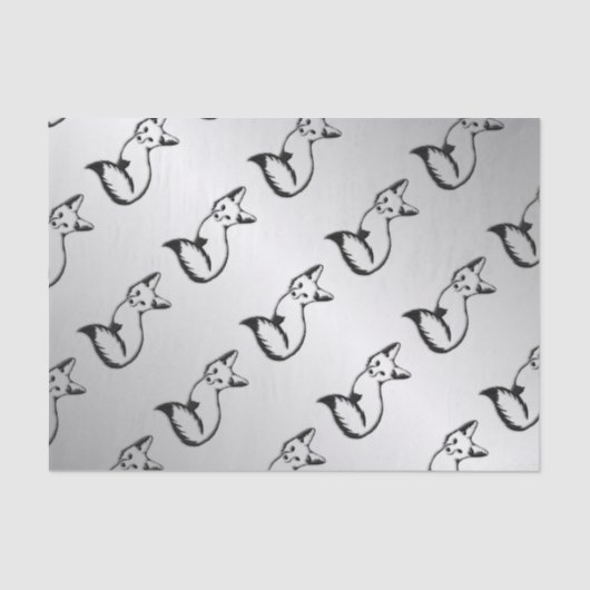 Silver Fox Tissuepapier (Voorkant)