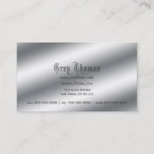 Silver Fox Visitekaartje (Achterkant)