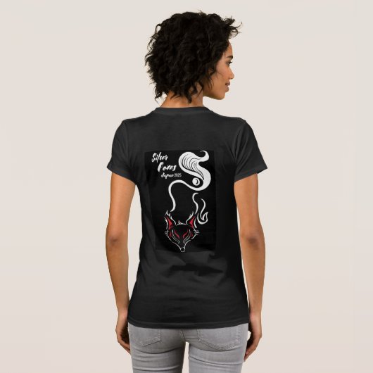 Silver Foxes 2025 Dames V Hals T-shirt (Achterkant volledig)