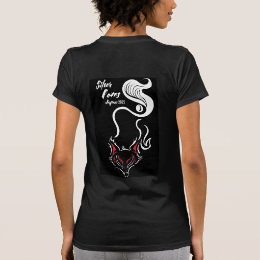 Silver Foxes 2025 Dames V Hals T-shirt (Achterkant)