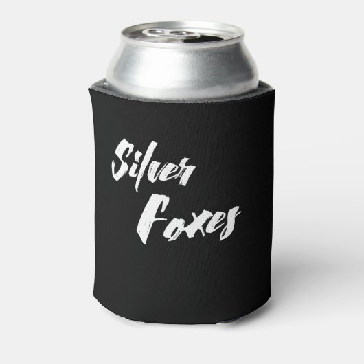 Silver Foxes Stubby Holder Blikjeskoeler (Blikje Achterkant)