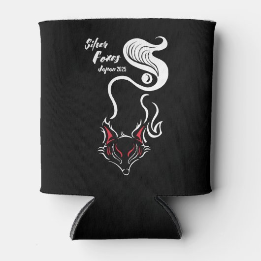 Silver Foxes Stubby Holder Blikjeskoeler (Voorkant)