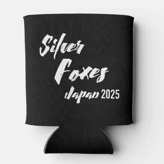 Silver Foxes Stubby Holder Blikjeskoeler (Achterkant)