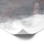 Silver Freight Truck Highway Driving Art Poster 6 (Hoek)