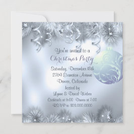 Silver Frost Decorst-kerstfeest Kaart