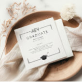 Silver Fun Facts Afstudeerfeest Servet